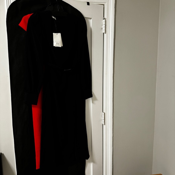 CO Essentials Pleated Panel Midi Dress | NWT | Size XS - Picture 13 of 15